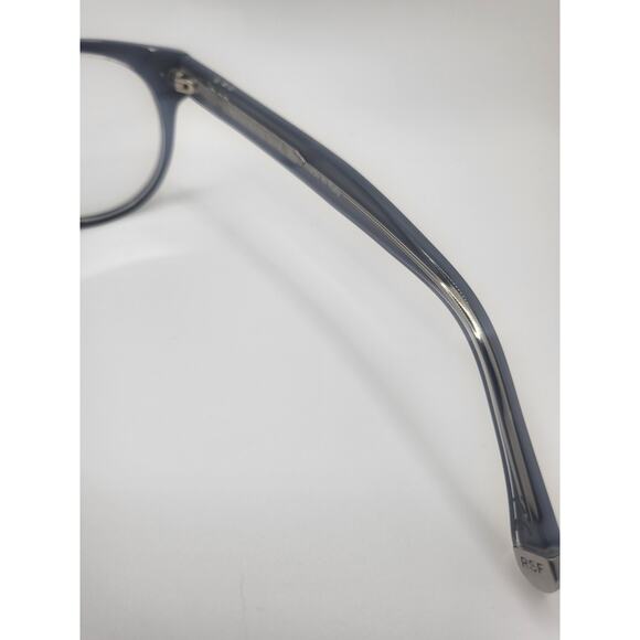 Retrosuperfuture Non-Prescription Gray Eyeglasses Round Small Clear Frame - Picture 4 of 8